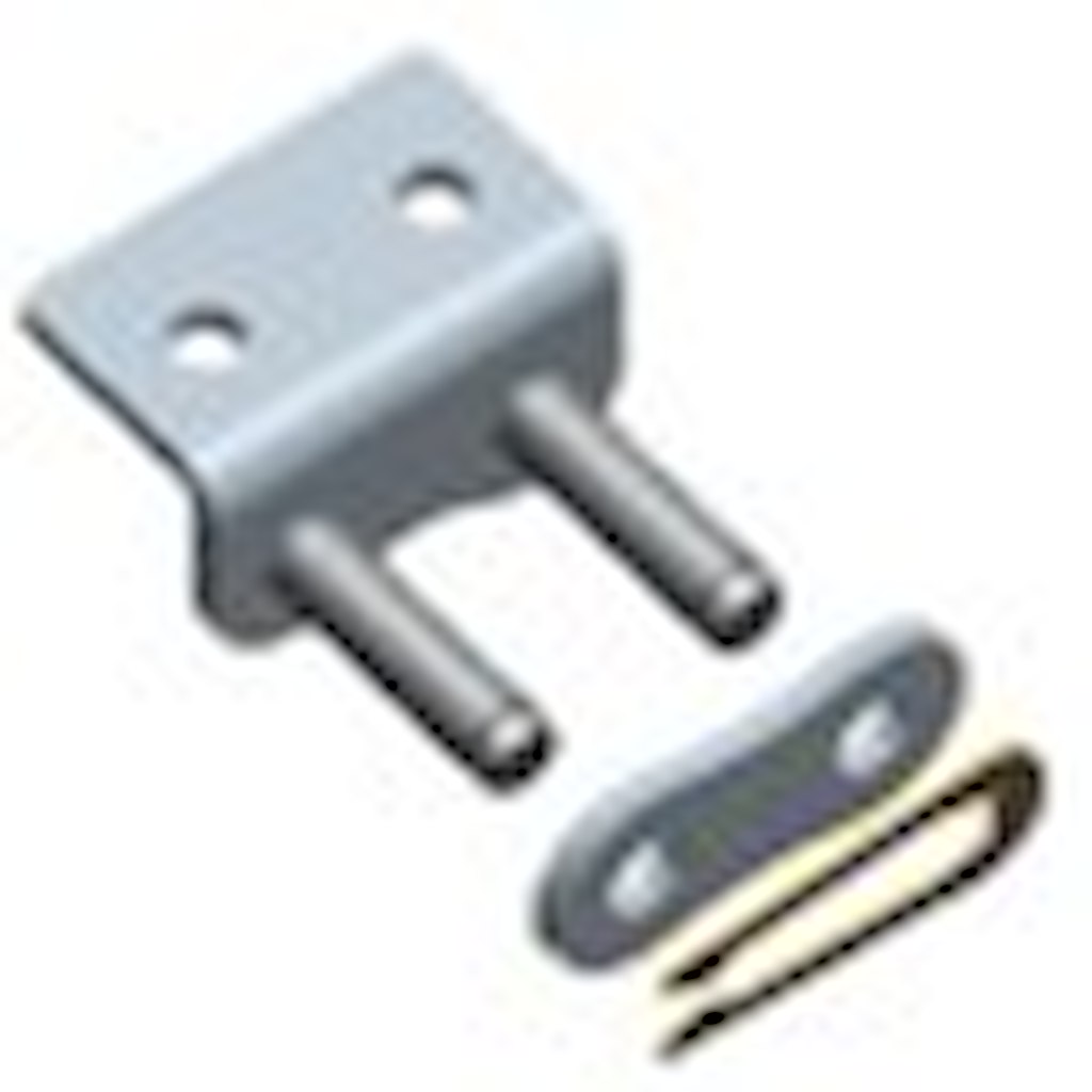 KEDJELÄNK RAK 1/2 BEFÄSTNING ROSTFRI