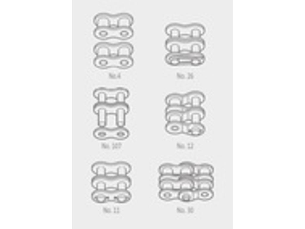 KEDJELÄNK RAK ANSI 1/2 MED LÅSFJÄDER SIDBÖJLIG